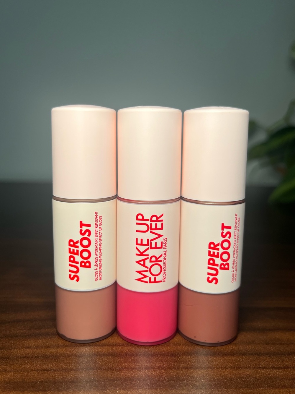 3 Make Up For Ever SUPER BOOST lipgloss